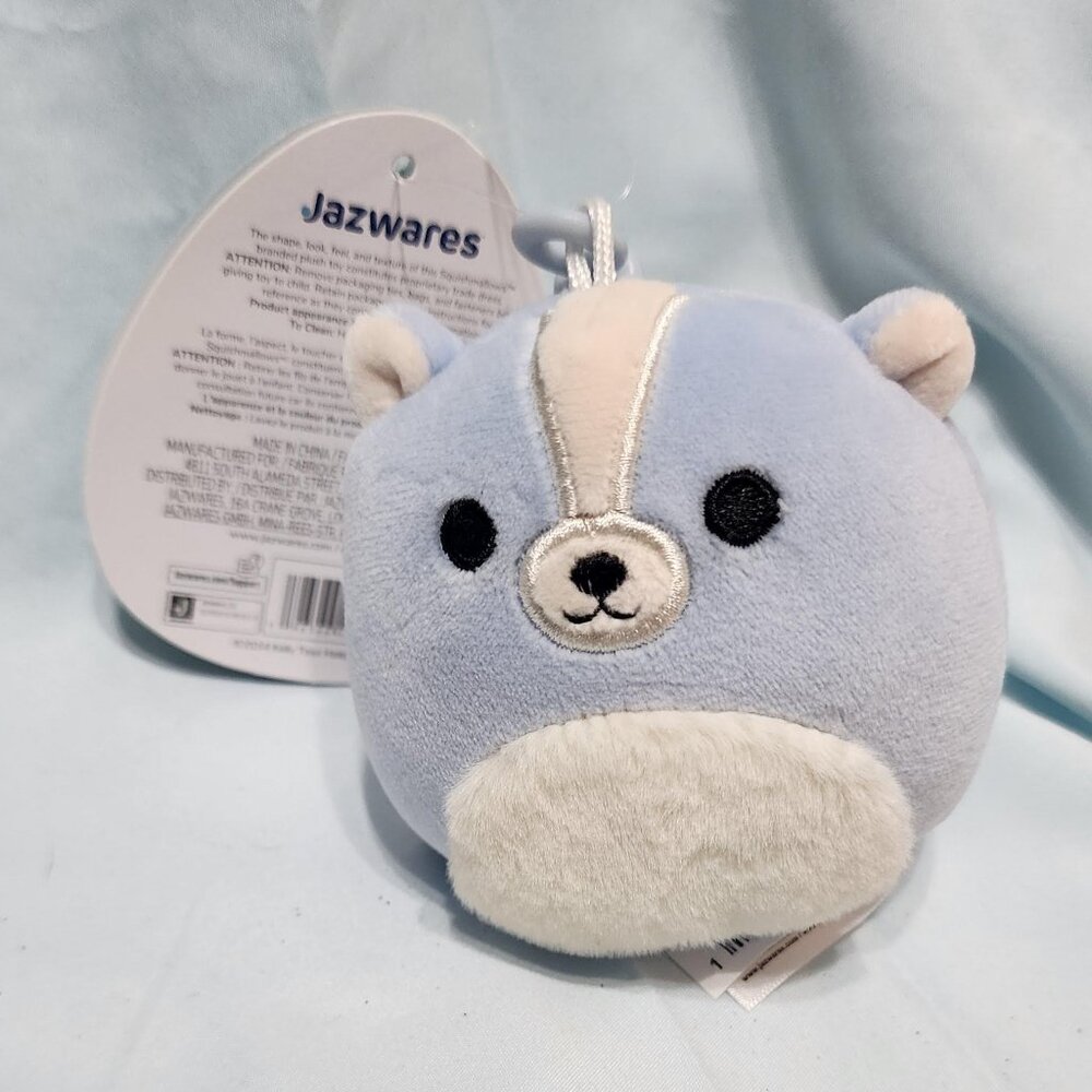 Squishmallow Sol the Skunk S3 w.Clip